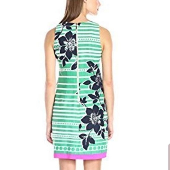 Eliza J Sleeveless Floral Shift Dress - Picture 2 of 7